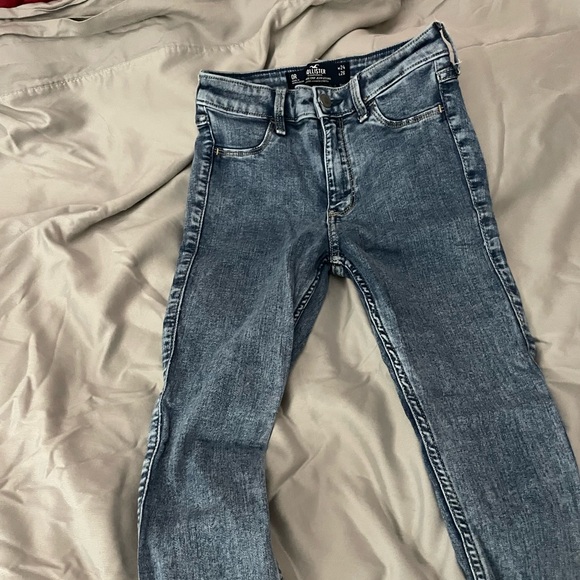 Hollister Light Blue Denim Jean Leggings - Picture 2 of 4